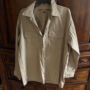 Dickies FLEX Men's Beige Shirt Jacket